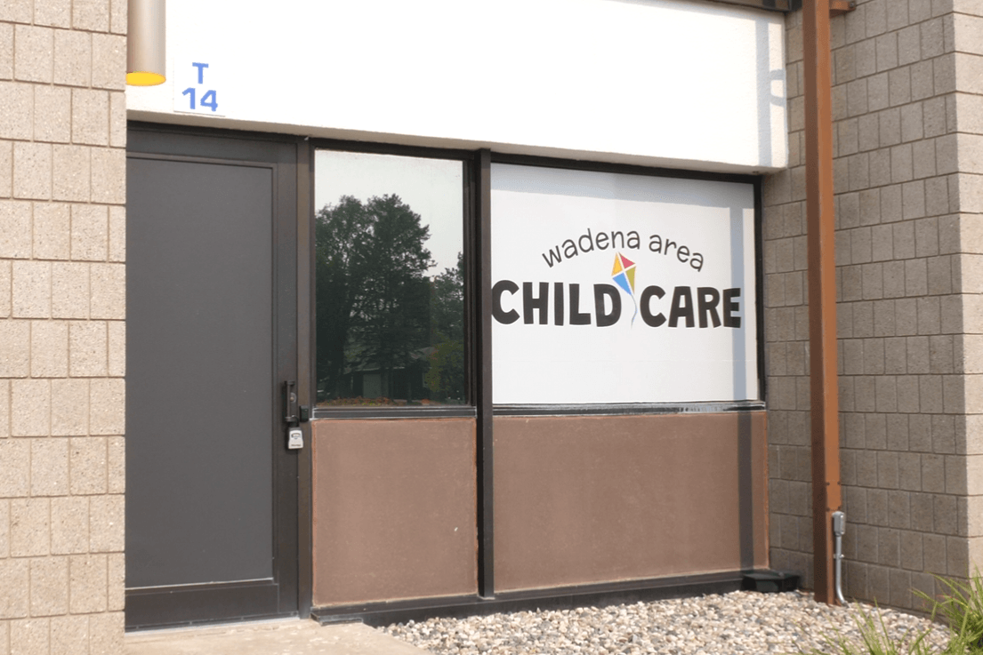 Wadena Area Childcare in Wadena, MN is located at the north end of the Astera Health Legacy Campus.